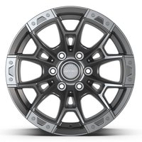 DF04 Wheel [Size: 20"x9"] for 2004-2025 Ford F-150, Expedition & Lincoln Navigator, 6 x 135 mm, Satin Gunmetal Finish