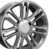 7 Double Spoke Escalade Style Wheel Size: 22" x 9"