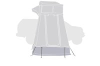 Tepui Ayer 2 Annex Extension for Rooftop Tents [600-Denier Ripstop Fabric]