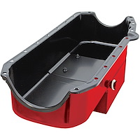 SB CHEVY CIRCLE TRACK CLAIMER OIL PAN 283-400 8QT DRIVERS SIDE DIPSTICK