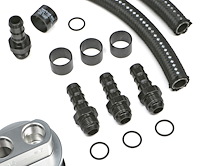 BILLET SINGLE OIL FILTER RELOCATION KIT-FORD DIESEL 1 1/2 THREAD