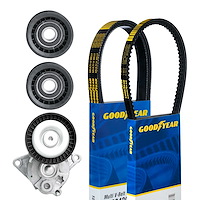 3219 Serpentine Belt Drive Component Kit Select Dodge; Freightliner; Mercedes-Benz