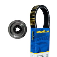 3270 Serpentine Belt Drive Component Kit, 2012-2017 Freightliner Cascadia, 2014-2017 Peterbilt 579