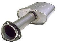 3 Bolt Flange Turbo Header Muffler Exhaust System Diameter: 2.5"