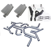 Exhaust System Kit for 1967-72 Big Block Chevy/GMC C10 Truck 2WD Includes: