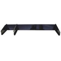 2 Piece Dirt Late Model Spoiler - Black Finish