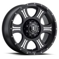 SHIELD Wheel, Size: 20 X 9", Bolt Pattern: 8 X 180 mm [Satin Black Machined]
