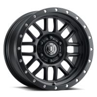 ALPHA Wheel, Size: 17 X 8.5", Bolt Pattern: 6 X 5.5" [Satin Black]