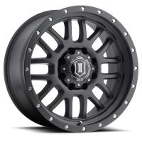 ALPHA Wheel, Size: 20 X 9", Bolt Pattern: 8 X 180 mm [Satin Black]