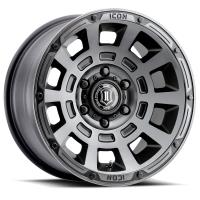 THRUST Wheel, Size: 17 X 8.5", Bolt Pattern: 6 X 5.5" [Smoked Satin Black]