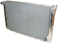 Chevy / GM Style Aluminum Radiator Overall Size: 19" x 31"