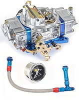 0-76650BLK Ultra Double Pumper Carburetor Kit Ultra Double Pumper Carburetor 650 cfm with Electric Choke
