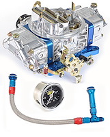 0-76750BLK Ultra Double Pumper Carburetor Kit Ultra Double Pumper Carburetor 750 cfm with Electric Choke