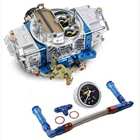 0-76850BLK Ultra Double Pumper Carburetor Kit Ultra Double Pumper Carburetor 850 cfm with Electric Choke