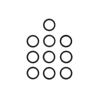 1008-1597 Power Valve Gaskets Full Round Style