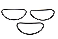 D-Shaped Air Cleaner Gasket for 3x2 Tri-Power Carburetors