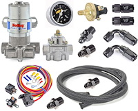 12-802-1K3 12-802-1 Blue Electric Fuel Pump Kit w/Regulator for Carbureted Engines [14 psi]