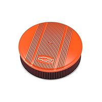120-176 Officially Licensed Chevy Bowtie Vintage Finned Air Cleaner Assembly