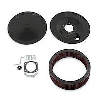 120-501 RetroFilter Open Element Air Cleaner for GM LS Drive-by-Wire Throttle Bodies [Black Lid]