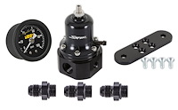 19-392K Sniper EFI Universal -6 AN Bypass 40-130 psi Fuel Pressure Regulator Kit [Billet Aluminum]