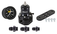 19-395K Sniper EFI Universal -8 AN Bypass 40-130 psi Fuel Pressure Regulator Kit [Billet Aluminum]