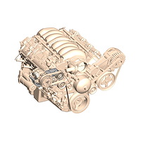 20-134 Air Condition Accessory Drive Bracket Kit LS Engine