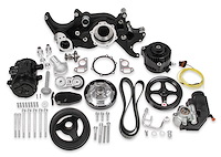 Black Mid-Mount Complete Accessory System Accessory Drive Belt Kit