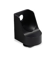 Billet Throttle Cable Bracket End for Lokar-Style Cables [Black Anodized]