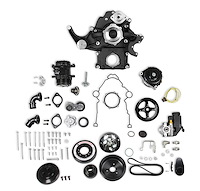 20-292BK Gen III Hemi Mid-Mount Accessory Drive Kit w/SFI Certified Damper [Non-VVT Engines]