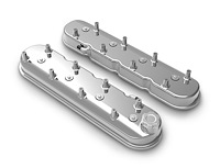 Tall LS Valve Covers with Coil Mounting Posts for GM LS Engines [Polished]