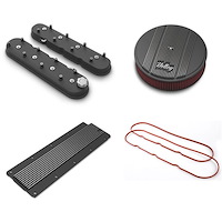 241-112K2 Aluminum LS Dress Kit LS2/LS3/LS7 Tall With Coils Black Finish