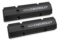 241-288 GM Track-Series Fabricated Aluminum Valve Covers [Black]