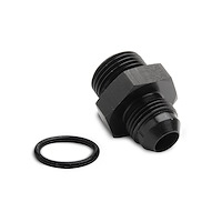 26-186 AN Adapter -8 AN Male to 7/8 in.-14 O-Ring [Black]