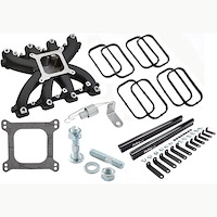 300-136BKK Single Plane Mid-Rise EFI Intake Manifold Kit Includes: