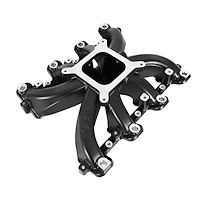 300-137BK Single Plane Mid-Rise EFI Intake Manifold GM LS1/LS2/LS6 Cathedral Port