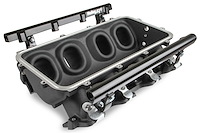 300-600BK Intake Manifold Base and Fuel Rail Kit for Holley Modular Lo-Ram EFI Intake Manifold 300-620BK