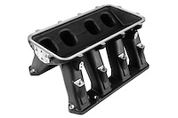 300-653BK Hi-Ram EFI Intake Manifold Base, Fits 5.7L, 2005-2010 6.1L, and 6.4L Gen III Hemi Engines - Black Ceramic Finish