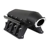 300-658BK Hi-Ram EFI Intake Manifold for use with an 80 or 92 mm Mopar Style Throttle Body for Mopar Gen III Hemi [Black Finish]