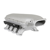 300-910 Hi-Ram Modular Intake Manifold for Ford Coyote Engines w/150mm x 66mm Single Oval Throttle Body (Natural)