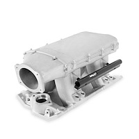300-951 Hi-Ram EFI Intake Manifold for 1955-1986 Small Block Chevy (Gen 1), 95 mm GM LS (Gen IV) Front-Feed Plenum [Satin Finish