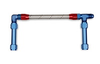 34-46 Fuel Line -8AN Single Inlet w/Stainless 350 Hose