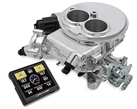 Sniper EFI 2300 Two-Barrel Self-Tuning Throttle Body System 580 CFM Shiny