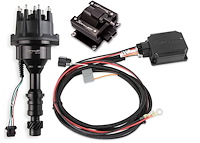 565-310BKK2 Sniper EFI HyperSpark Black Distributor Kit for Oldsmobile V8 Engines (w/HyperSpark II Ignition Box)