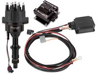 565-314BKK2 Sniper EFI HyperSpark Black Distributor Kit for Pontiac V8 Engines (w/HyperSpark II Ignition Box)