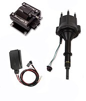 565-316BKK Sniper EFI HyperSpark Distributor Kit for Chevy 250 I6 [Black Finish]
