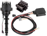 565-320BKK2 Sniper EFI HyperSpark Black Distributor Kit for Chevy 348, 409 ci. W-Block Engines (w/HyperSpark II Ignition Box)