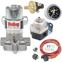 712-815-1K Marine Black Electric Fuel Pump Kit for Carbureted Engines [14 psi]