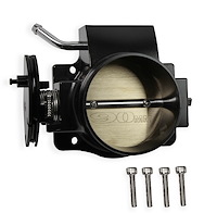 90mm Cable-Operated Throttle Body for Sniper EFI Fabricated Intakes [Black Anodized Billet]