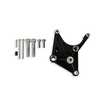 97-421 Air Conditioning Bracket for Ford 7.3L Godzilla w/ Holley High-Mount Accessory Drive System [Black]