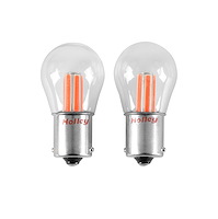 HLED25 RetroBright LED 1156 Turn Signal / Parking Light Bulb [Red]